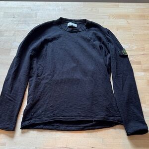 Stone Island Maglia Black Sweater